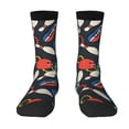 thumbnail image 1 of Goofa Bowling Ball Printed Men's Crew Socks, Soft Durable Breathable Moisture-Wicking with Odor Control Cotton socks, 1 of 9