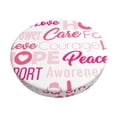 thumbnail image 1 of Goofa Breast Cancer Pink Ribbons Awareness (2) Printed Stool Covers Round, Waterproof Round Bar Stool Covers Anti-Slip Round Bar Stool Seat Cover with Elastic Bands Durable -13 inch, 1 of 7