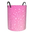 thumbnail image 1 of Goofa Breast Cancer Pink Ribbons Awareness Printed Circular Hamper,Laundry Basket with Handles,Storage Baskets Foldable,Large Capacity Laundry Hamper-Medium, 1 of 8