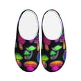 thumbnail image 1 of Goofa Bright Mushrooms Print Womens Mens Cotton Lightweight House Slippers , Washable Home Slippers,Indoor Comfy Bedroom Cozy Slippers-39/40, 1 of 7