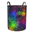thumbnail image 1 of Goofa Bright Universe Printed Circular Hamper,Laundry Basket with Handles,Storage Baskets Foldable,Large Capacity Laundry Hamper-, 1 of 8