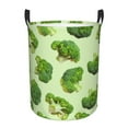 thumbnail image 1 of Goofa Broccoli 3 Printed Circular Hamper,Laundry Basket with Handles,Storage Baskets Foldable,Large Capacity Laundry Hamper-Small, 1 of 6