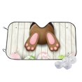 thumbnail image 1 of Goofa Brown Bunny Printed Car Windshield Sunshade,Foldable Reflective Sun Visor,UV Protection Heat Blocker Sunshade,Car Cooling Accessory-Small, 1 of 7