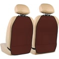 thumbnail image 1 of Goofa Brown Pattern Car Back Seat Protector for Kids (2 Pack) ,Anti-kick Storage Mat for Car Seats,Shields from Footprints, 1 of 6