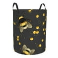 thumbnail image 1 of Goofa Bumblebee Printed Circular Hamper,Laundry Basket with Handles,Storage Baskets Foldable,Large Capacity Laundry Hamper-, 1 of 8