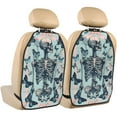 thumbnail image 1 of Goofa Butterflies Skull Bows Pattern Car Back Seat Protector for Kids (2 Pack) ,Anti-kick Storage Mat for Car Seats,Shields from Footprints, 1 of 6