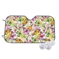 thumbnail image 1 of Goofa Butterflies2 Printed Car Windshield Sunshade,Foldable Reflective Sun Visor,UV Protection Heat Blocker Sunshade,Car Cooling Accessory-Small, 1 of 7