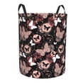thumbnail image 1 of Goofa Butterfly Printed Circular Hamper,Laundry Basket with Handles,Storage Baskets Foldable,Large Capacity Laundry Hamper-Small, 1 of 8