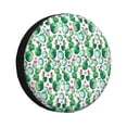 thumbnail image 1 of Goofa Cactus Plants Pattern Universal Tire Cover for Jeep, SUV, Truck, and Trailer – Waterproof, UV-Resistant,Easy to Install, Fits 14"-17" Tires-16 inch, 1 of 6