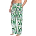 thumbnail image 1 of Goofa Cactus Plants Printed Soft Pajama Pants for Men, Wide Leg Comfy Casual Lounge Yoga Pants-Large, 1 of 9