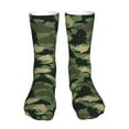 thumbnail image 1 of Goofa Camouflage Shark for 16in Socks, Funny Novelty Crazy Design Cotton Socks Sports Socks Knee High Socks For Men, Women,1Pairs - Gift For Working Friends, 1 of 7