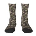 thumbnail image 1 of Goofa Camouflage maple Printed Men's Crew Socks, Soft Durable Breathable Moisture-Wicking with Odor Control Cotton socks, 1 of 9