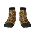 thumbnail image 1 of Goofa Candy Corn Pattern Non Slip Socks with Grips for Elderly, Crew Socks Yoga Hospital Socks Cushioned Sole Gripper Socks for Men Women, 1 of 5