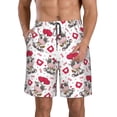 thumbnail image 1 of Goofa Caring Cow Printed Mens Swim Trunks Summer Quick Dry Short Beach Swimwear Bathing Suits-Medium, 1 of 9