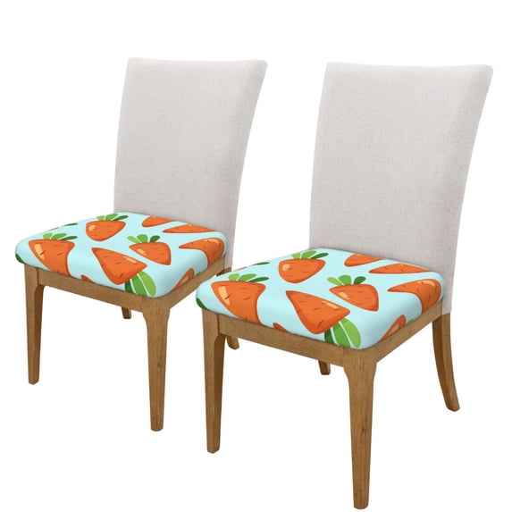 Goofa Cartoon Carrot Printed Couch Cushion Covers,Soft and Durable Throw Pillow Case , Floral Sofa Magic Sofa Stretch Cushion Couch Covers Washable
