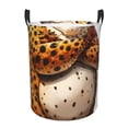 thumbnail image 1 of Goofa Cartoon Cheetah With Attitude Printed Circular Hamper,Laundry Basket with Handles,Storage Baskets Foldable,Large Capacity Laundry Hamper-Medium, 1 of 6
