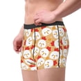 thumbnail image 1 of Goofa Cartoon Chicken Printed Men's Boxer Briefs Underwear, Moisture-Wicking Underwear, Trunk,Soft and Breathable Cotton Underwear-, 1 of 9