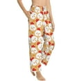 thumbnail image 1 of Goofa Cartoon Chicken Printed Soft Pajama Pants for Women, Wide Leg Comfy Casual Lounge Yoga Pants-Large, 1 of 9