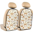 thumbnail image 1 of Goofa Cartoon Corgi Pattern Car Back Seat Protector for Kids (2 Pack) ,Anti-kick Storage Mat for Car Seats,Shields from Footprints, 1 of 6