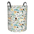 thumbnail image 1 of Goofa Cartoon Dinosaur Printed Circular Hamper,Laundry Basket with Handles,Storage Baskets Foldable,Large Capacity Laundry Hamper-, 1 of 8