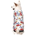 thumbnail image 1 of Goofa Cartoon Helicopter Pattern Small Dog Sweater Hoodies Pet Grey Hooded Soft Fleece Sweatshirts with Pocket Fall Winter Puppy Cat Sweaters Warm Clothes-XX-Large, 1 of 8