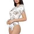 thumbnail image 1 of Goofa Cartoon Koala Printed Women Rash Guard Short Sleeve,Tummy control Swimsuit Surfing Swimsuit Bathing Suit One Piece Swimsuit UPF 50-X-Large, 1 of 9