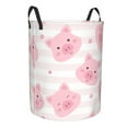 thumbnail image 1 of Goofa Cartoon Pig Printed Circular Hamper,Laundry Basket with Handles,Storage Baskets Foldable,Large Capacity Laundry Hamper-Small, 1 of 8