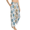 thumbnail image 1 of Goofa Cartoon Poodle Dog Printed Soft Pajama Pants for Women, Wide Leg Comfy Casual Lounge Yoga Pants-Large, 1 of 9