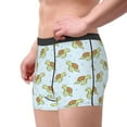 thumbnail image 1 of Goofa Cartoon Sea Turtle Printed Men's Boxer Briefs Underwear, Moisture-Wicking Underwear, Trunk,Soft and Breathable Cotton Underwear-Large, 1 of 9