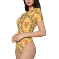 thumbnail image 1 of Goofa Cartoon Squirrel Printed Women Rash Guard Short Sleeve,Tummy control Swimsuit Surfing Swimsuit Bathing Suit One Piece Swimsuit UPF 50-, 1 of 9