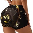 thumbnail image 1 of Goofa Casino Card Soccer Printed Workout Shorts Women Seamless Scrunch Butt Lifting High Waisted Gym Booty Shorts Elastic Workout Shorts-X-Large, 1 of 8
