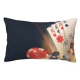 thumbnail image 1 of Goofa Casino Poker Chips Print Plush Throw Pillow Case, Soft Velvet with Hidden Zipper, Decorative Cushion Cover for Sofa, Bed, Car, and Home Décor-16"x24", 1 of 6