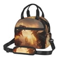 thumbnail image 1 of Goofa Castle Cool Fire Dragon Pattern Lunch Bag ,Insulated Lunch Box, Small Leakproof Cooler Food Lunch Containers Reusable High Capacity Lunch Tote Bags, 1 of 8