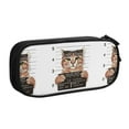 thumbnail image 1 of Goofa Cat Holding Mugshot Sign Pattern Big Capacity Pencil Pen Case Office College Large Storage High Capacity Bag Pouch Holder Box Organizer, 1 of 1
