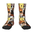 thumbnail image 1 of Goofa Cats & Dogs Group Pattern Children's Crew Socks, Kids' Daily Wear and Sports Socks, Breathable Socks, Sports Socks, Moisture-Wicking Socks for Children, 1 of 6