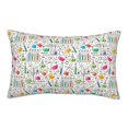 thumbnail image 1 of Goofa Chemical Flasks And Test Tubes Pattern Pillow Case – Plush & Soft Cushion Cover, Hypoallergenic Throw Pillow Case for Comfortable Sleep with Envelope Closure-16"x24", 1 of 1