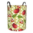thumbnail image 1 of Goofa Cherries and Ladybirds Printed Circular Hamper,Laundry Basket with Handles,Storage Baskets Foldable,Large Capacity Laundry Hamper-Medium, 1 of 8