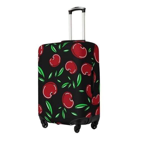 Goofa Cherry Pattern Luggage Covers For Suitcase,Suitcase Cover Protector Fit 18-32 Inch Luggage(without luggage)-