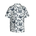 thumbnail image 1 of Goofa Chicken And Fish Hawaiian Shirt for Men, Unisex Summer Beach Casual Short Sleeve Button Down Shirts,Aloha Tropical Floral print shirt-XX-Large, 1 of 9