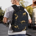 thumbnail image 1 of Goofa Christmas Deers Print Casual Backpack for Women Men,Waterproof High School Bookbag,Lightweight Travel Daypack,Classic College Backpack,Laptob Backpack, 1 of 6