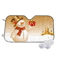 thumbnail image 1 of Goofa Christmas Snowman Gift Printed Car Windshield Sunshade,Foldable Reflective Sun Visor,UV Protection Heat Blocker Sunshade,Car Cooling Accessory-Medium, 1 of 7