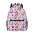 thumbnail image 1 of Goofa Christmas Unicorns Pattern Comfortable Student Backpack - Ergonomic Design, Durable, Water-Resistant, Multi-Compartment,Travel, and Outdoor Activities, 1 of 5
