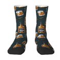 thumbnail image 1 of Goofa Cigar Printed Men's Crew Socks, Soft Durable Breathable Moisture-Wicking with Odor Control Cotton socks, 1 of 9