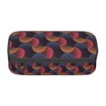 thumbnail image 1 of Goofa Circular Stripes Pattern Pencil Case, Multi- Slot Pencil Pouch, Portable Pencil Bag, Pen Case for& Office, 1 of 9
