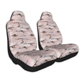 thumbnail image 1 of Goofa Cloud Sloth Printed Car Seat Covers, Automotive Seat Covers for Cars Trucks and SUVs, Quick Setup Universal Fit Elastic Seat Covers-2 PCS, 1 of 6