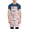 thumbnail image 1 of Goofa Cloud Sloth Printed Waterproof Apron 33" Chef Aprons for Men Heavy Duty Chemical Work Apron Adjustable Bib Apron, 1 of 9