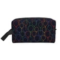 thumbnail image 1 of Goofa Colorful Balloons Printed Toiletry Bag with Handle,Large Capacity Travel Makeup Cosmetic Bag for Women, Carry on Airport Airline Compliant Bag, 1 of 9