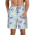 thumbnail image 1 of Goofa Colorful Butterfly Printed Mens Swim Trunks Summer Quick Dry Short Beach Swimwear Bathing Suits-Small, 1 of 9