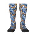 thumbnail image 1 of Goofa Colorful Butterfly1 Pattern Adult Stockings, Color-Block Knee High Socks, Comfortable and Breathable, Soft and Stretchable, Sports, and Decoration, 1 of 5