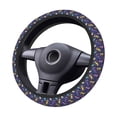 thumbnail image 1 of Goofa Colorful Dinosaur Pattern Elastic Stretch Steering Wheel Cover,Universal 15 inch, Microfiber Breathable Ice Silk, Anti-Slip, Odorless, Easy Carry, 1 of 8